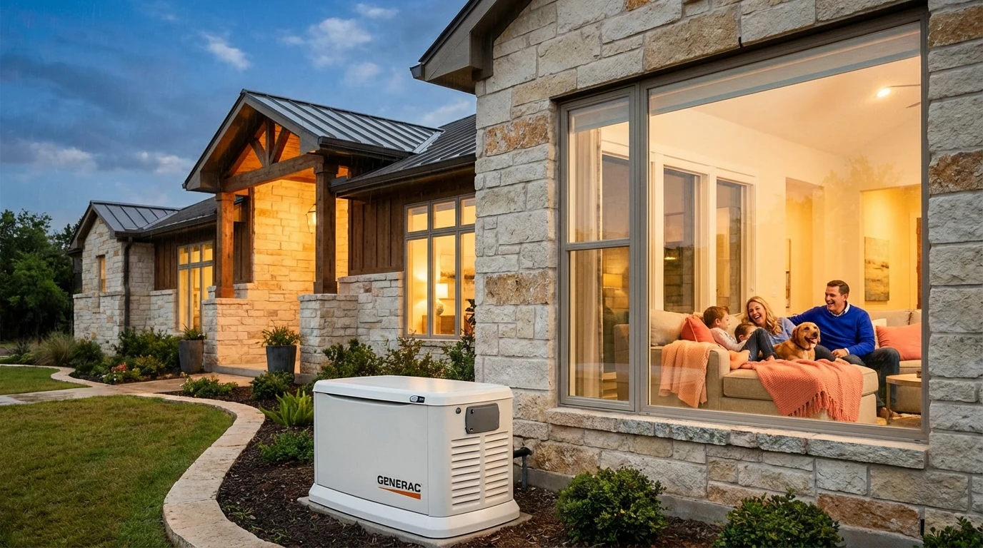 Home powered during outage